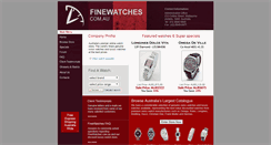 Desktop Screenshot of finewatches.com.au